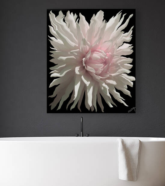 Twilight Rhapsody - Floral Art Print by Corina Ioana