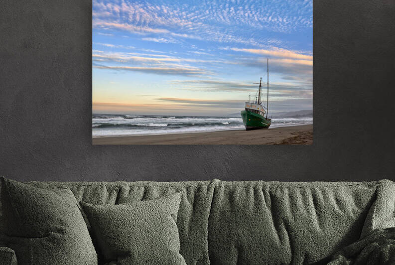 Boat Stuck on the Beach by Images By Jon Evan