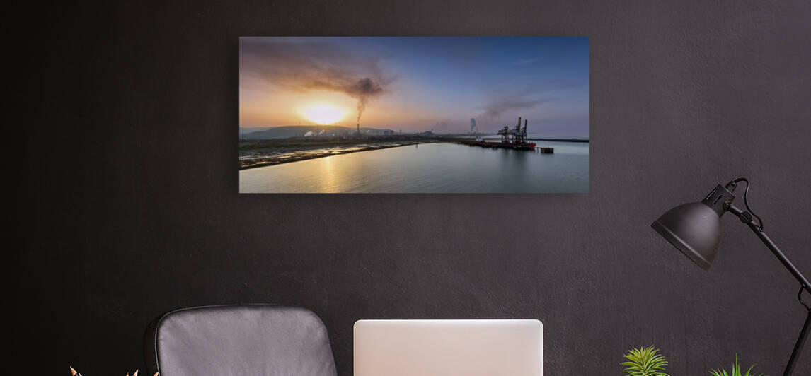 Port Talbot sunrise by Leighton Collins