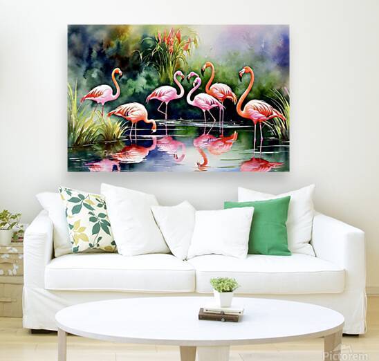 Flamingo Pond Retreat by Magikheart