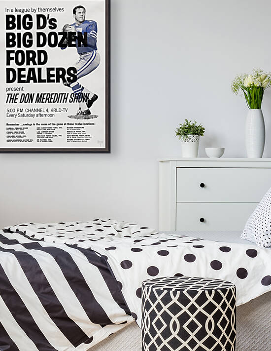 1967 Don Meredith Show Ad by Row One Brand