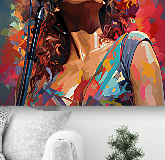 A Beyonce Pop Art Portrait by Dudley