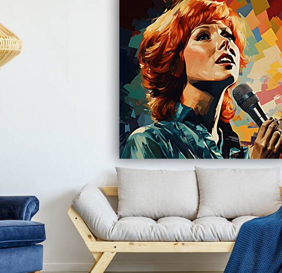 A Pop Art Portrait of Cilla Black by Dudley