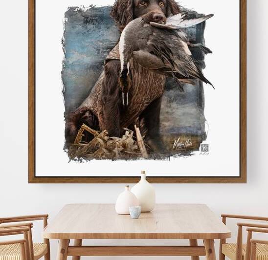 Clyde - Boykin Spaniel  by Kenneth Laird Studios