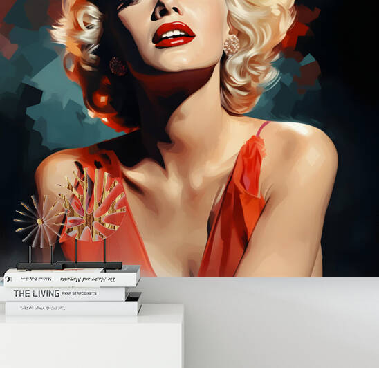 A Pop Art Portrait of Marilyn Monroe by Dudley