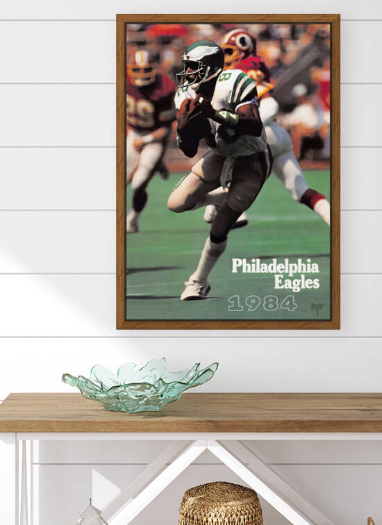 1984 Philadelphia Eagles Remix Art by Row One Brand