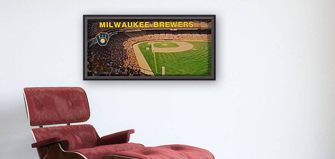 1984 Milwaukee Brewers Viewfinder Art by Row One Brand