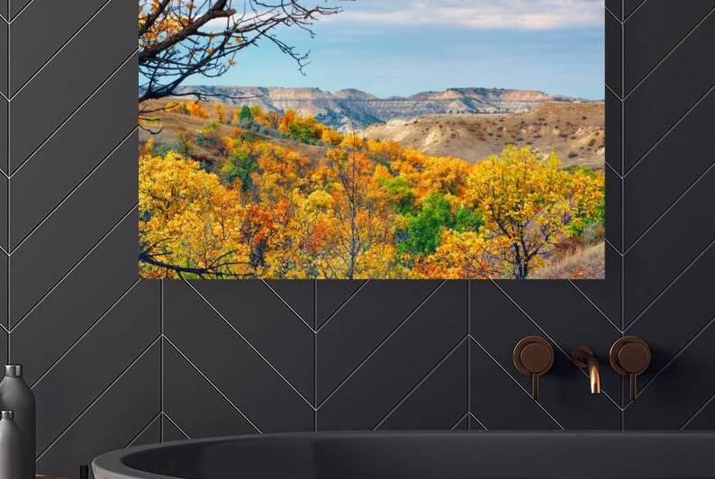 Fall Arrives at Theodore Roosevelt National Park by Bill Swartwout Photography