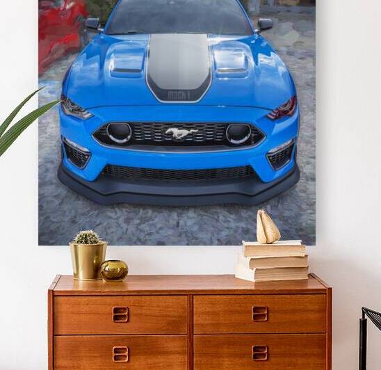 2021 Ford Mustang Mach 1 Grabber Blue X 7 by Rich Franco