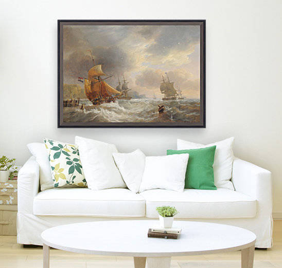 A stormy day of the sea by John Wilson Carmichael