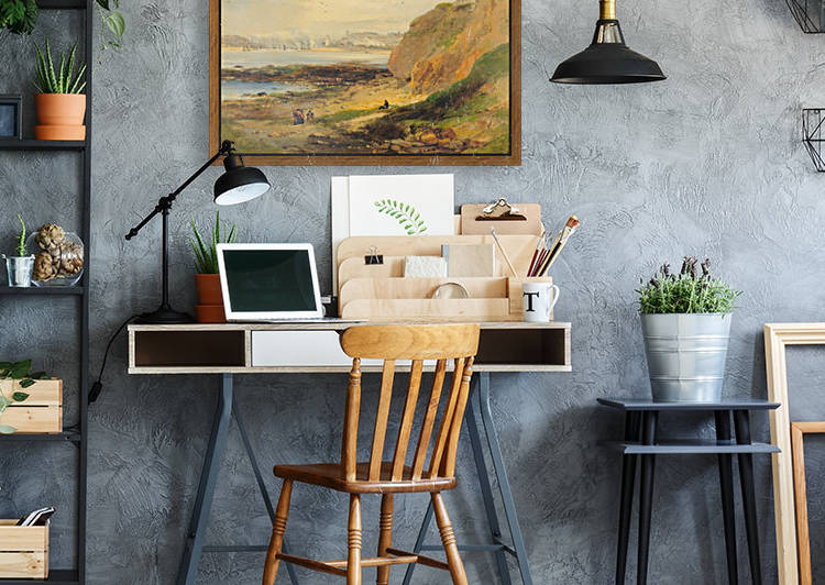 Landscape with boats near a distant city by John Wilson Carmichael