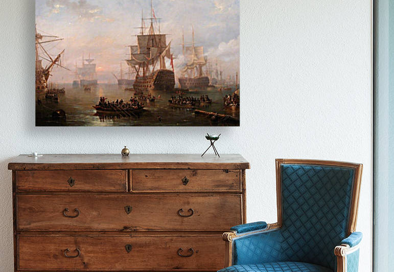 Anchored off the Isle of Wight by John Wilson Carmichael