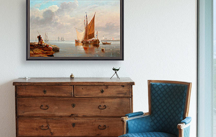 Dutch Fishing Boats by John Wilson Carmichael