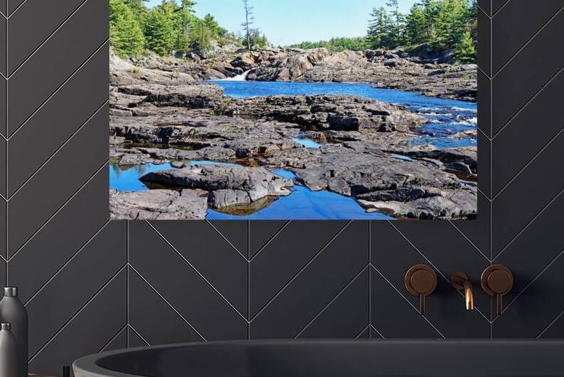 Moon River Falls III by Deb Oppermann