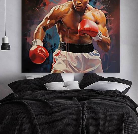 VINTAGE MUHAMMAD ALI BOXING CHAMPION WALL ART by Goldfishwallart