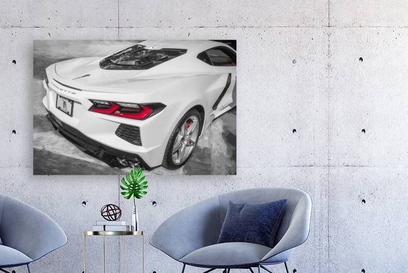 2021 White Chevrolet Corvette C8 X 4 by Rich Franco