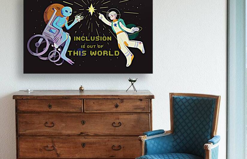 Inclusion is Out of this World by Inclusive Events Art