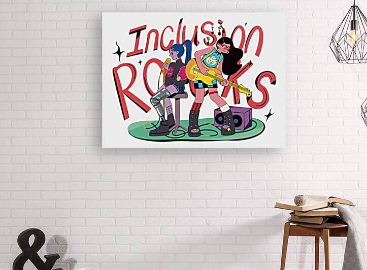 Inclusion Rocks by Inclusive Events Art