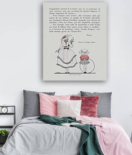 Gazette du Bon Ton 1915 fashion illustration  by George Barbier.  by IStockHistory com