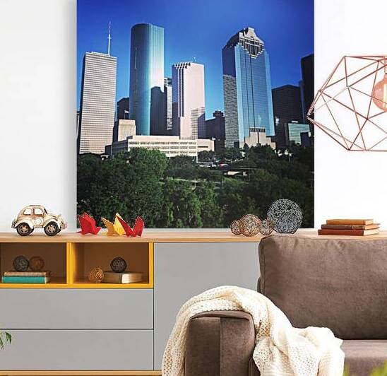 Downtown Houston Cityscape by Constantine Giovanni