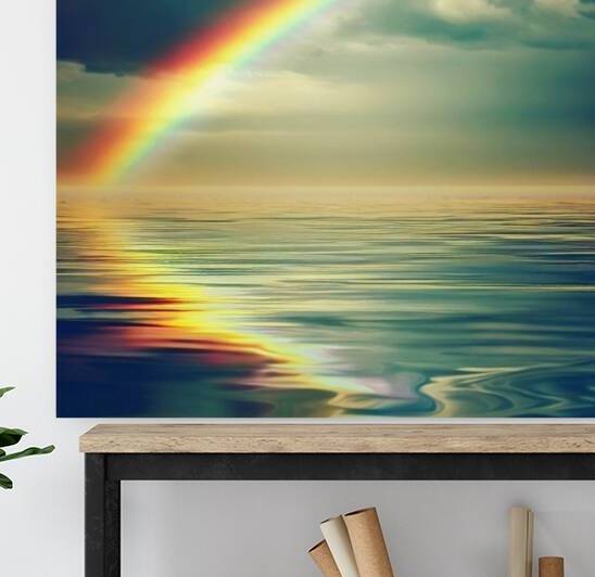 rainbow reflection by Gianni Ben