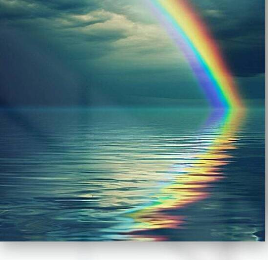 rainbow ocean by Gianni Ben