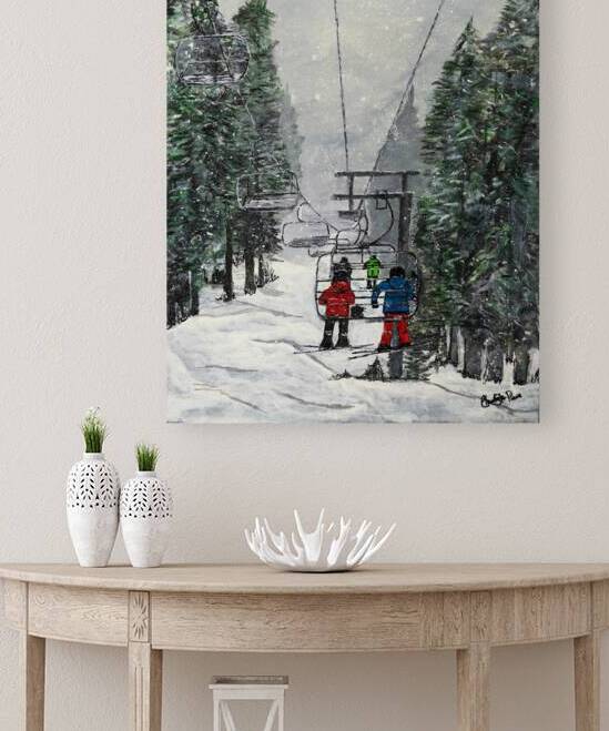 Plaisir dhiver by Claudine St Pierre