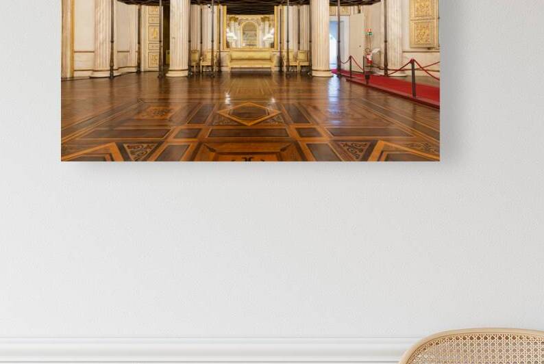 Royal Palace Ballroom. Luxury elegant ancient interior vintage  by Paolo Modena