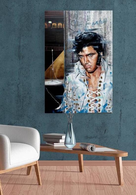 Elvis has left the building by Simona Zecca