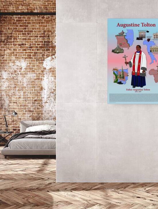 Augustine Tolton Poster by Lawrence Swienciki