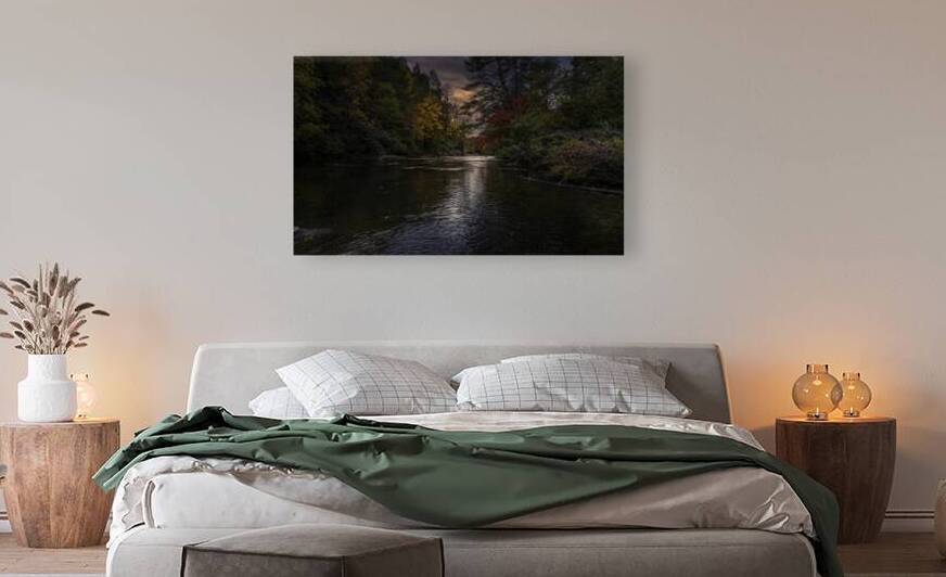 Sunfall Toccoa river Blueridge mountains by EarthsMoments by Marc Harris photographer