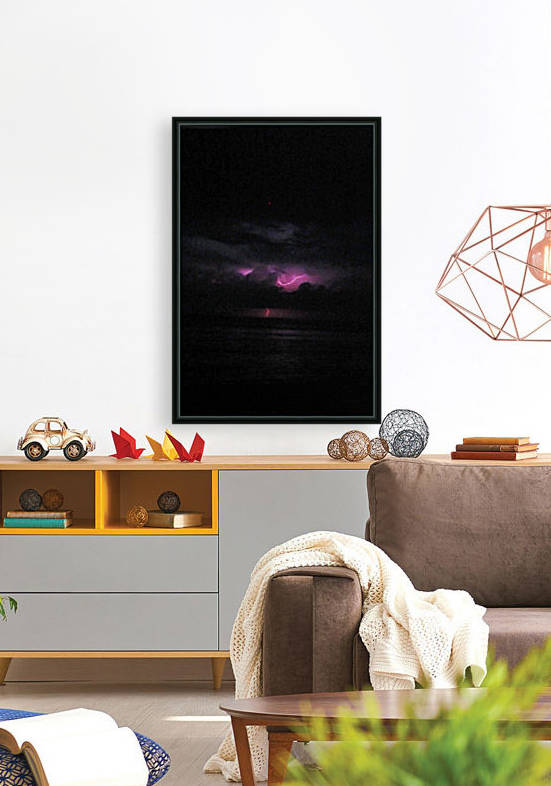  Pink Lightning Shining by Sher Daw