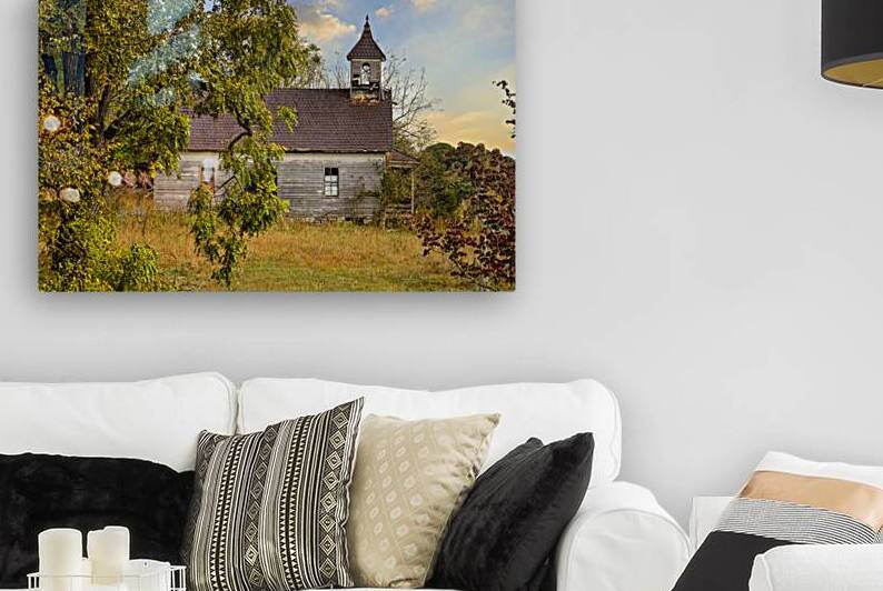 Old Dunlap School in Autumn by Shelia Hunt Photography