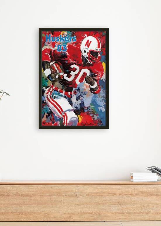 1983 Nebraska Cornhuskers Football Art by Row One Brand
