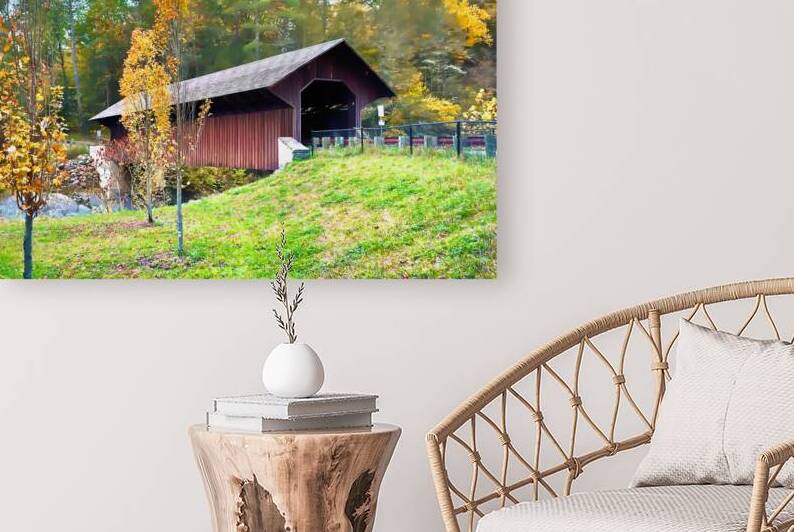 Eunice Williams Covered Bridge Abstraction by Bill Swartwout Photography