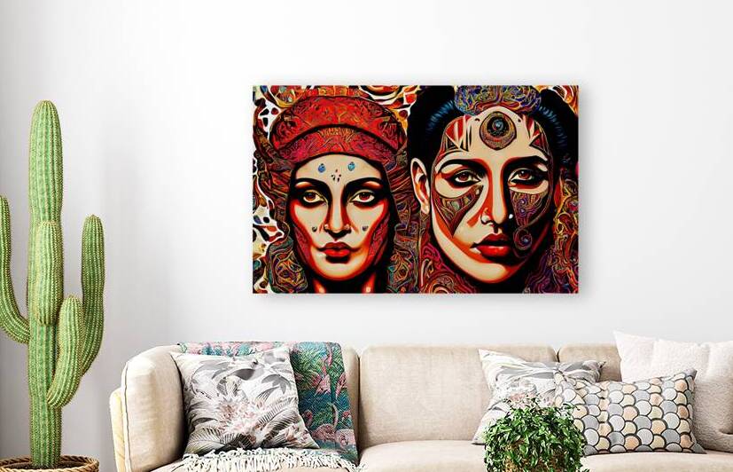 Enchanted Faces - GIA-2309-1075-OIL by JordiCarrio