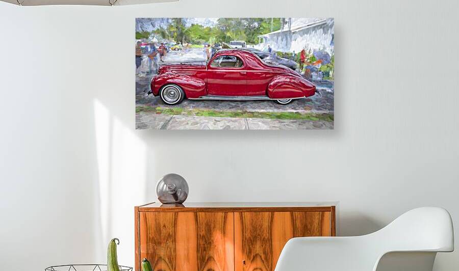 1938 Lincoln Zephyr 3 Window Coupe X 1 by Rich Franco