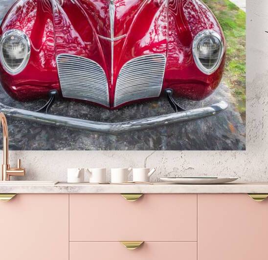 1938 Lincoln Zephyr 3 Window Coupe X 2 by Rich Franco