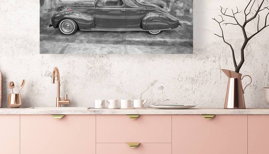 1938 Lincoln Zephyr 3 Window Coupe X 3 by Rich Franco