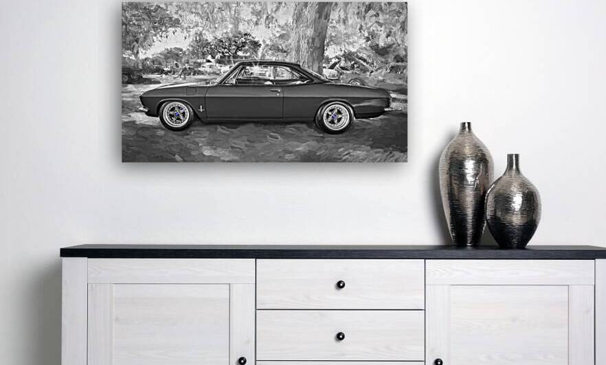 1965 Blue Chevrolet Corvair Monza X 3 by Rich Franco