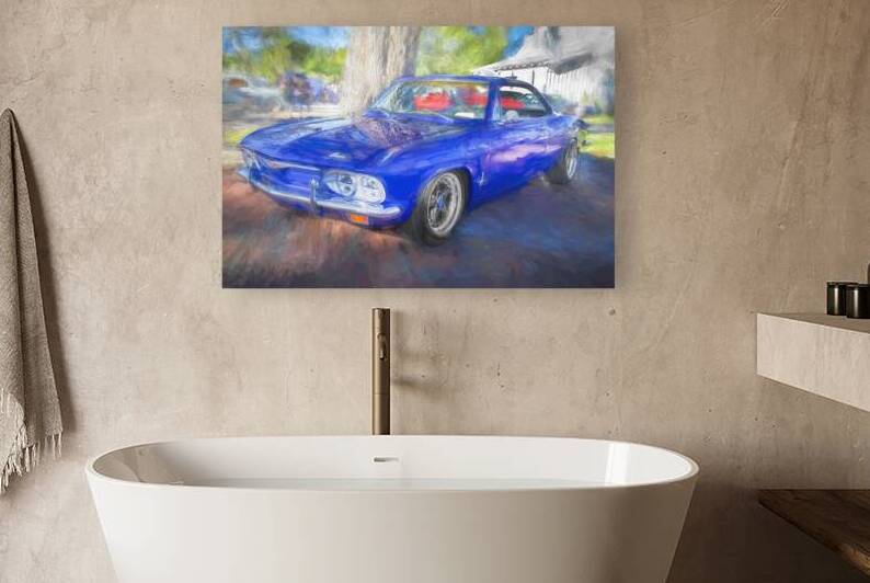 1965 Blue Chevrolet Corvair Monza X 4 by Rich Franco