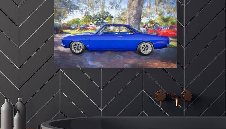 1965 Blue Chevrolet Corvair Monza X 6 by Rich Franco