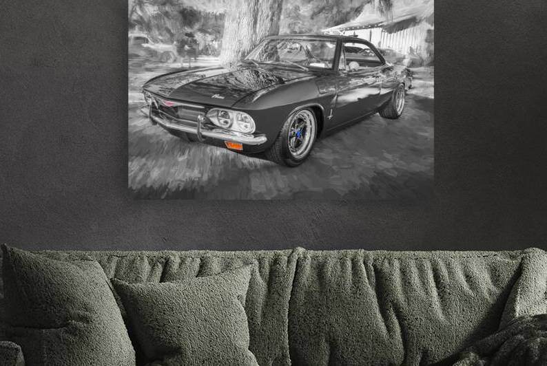 1965 Blue Chevrolet Corvair Monza X 8 by Rich Franco