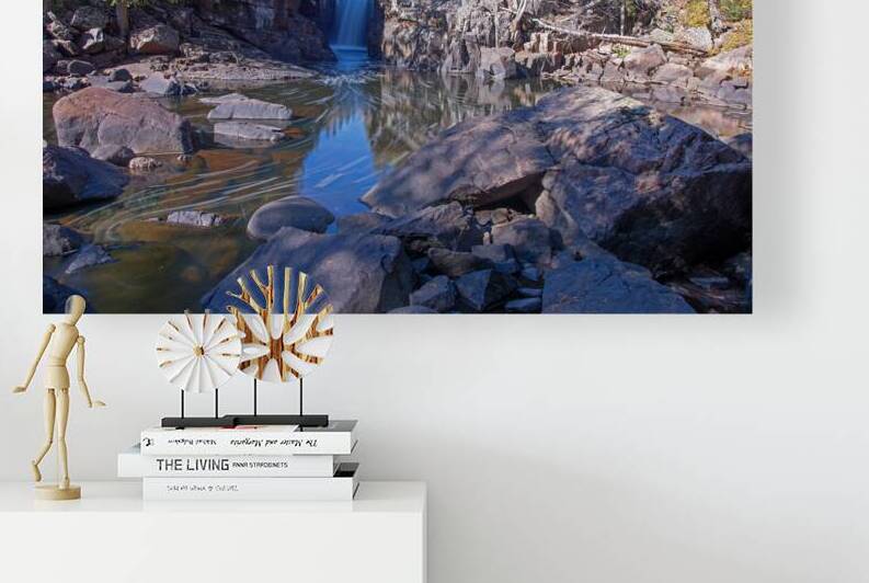 MacKenzie River Falls Print by Stephen Emms