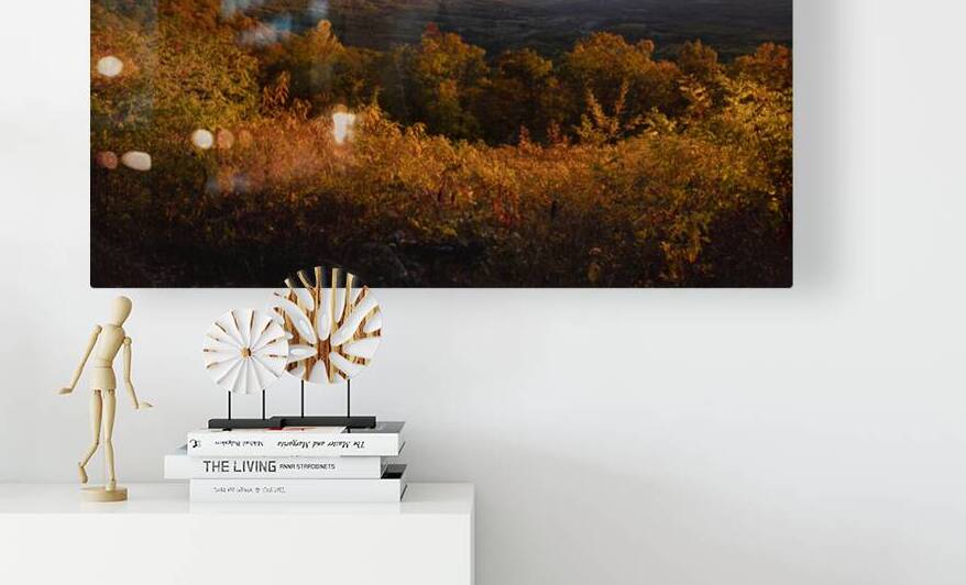 Blue Ridge Parkway Overlook Porter Mountain in Autumn by Norma Brandsberg Photography