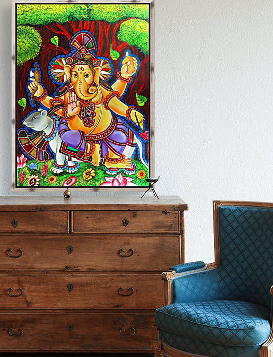 GANAPATHY MURAL by ASP ARTS