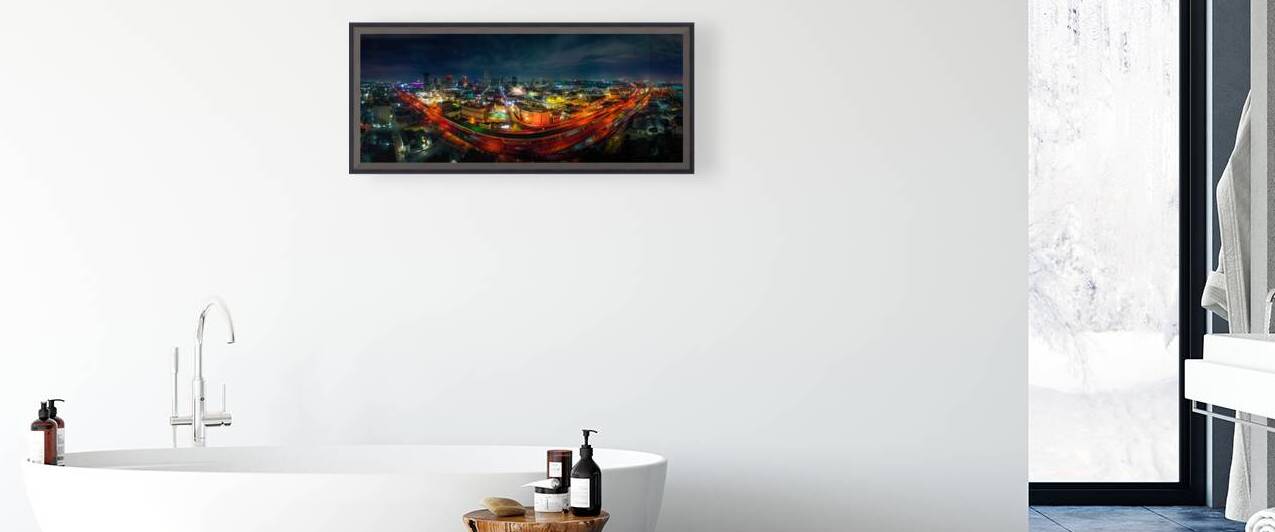 New Orleans Panorama Sunrise by Norma Brandsberg Photography