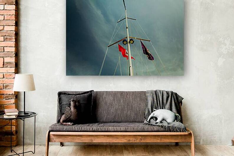 Low angle view of yacht sails by Maor Winetrob