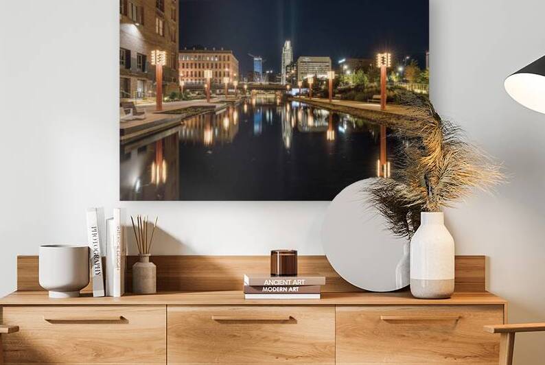 Omaha Nebraska Cityscape Skyline by Jennifer White