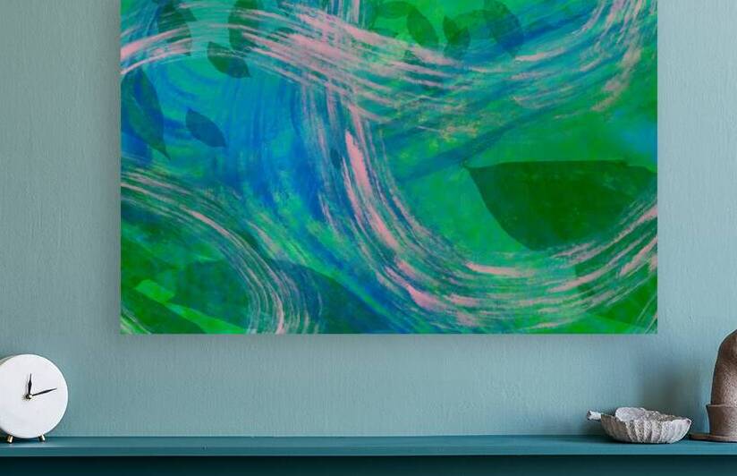 Green and Purple Storm by Iris H Richardson